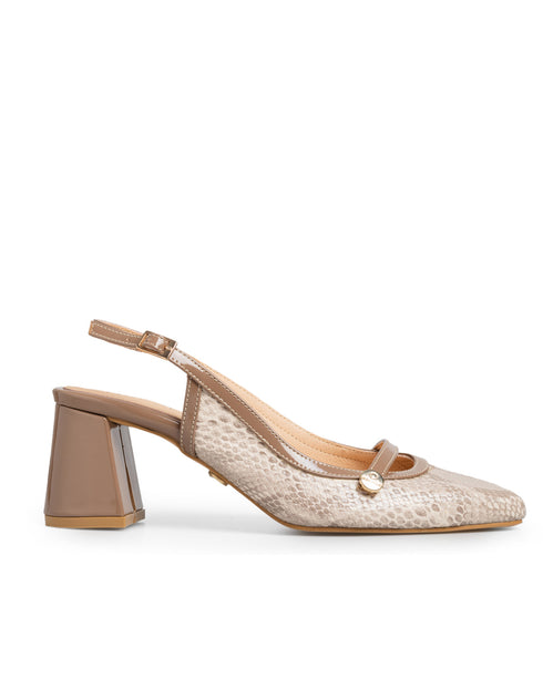 Zapatilla Víbora Slingback 4451